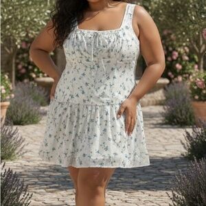 Wild Fable Floral Sundress Size XXL Cottage core Fairy Summer Vacation Lining